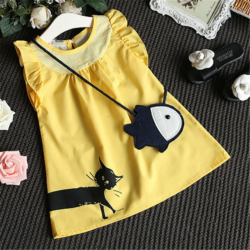 Summer New Trade Girls Dress Small Fish Backpack Princess DressBaby Girl Toddler Flying Sleeve Cat Printed Princess
Summer New Trade Girls Dress Small Fish Backpack Princess DressBaby Girl Toddler Flying Sleeve Cat Printed Princess