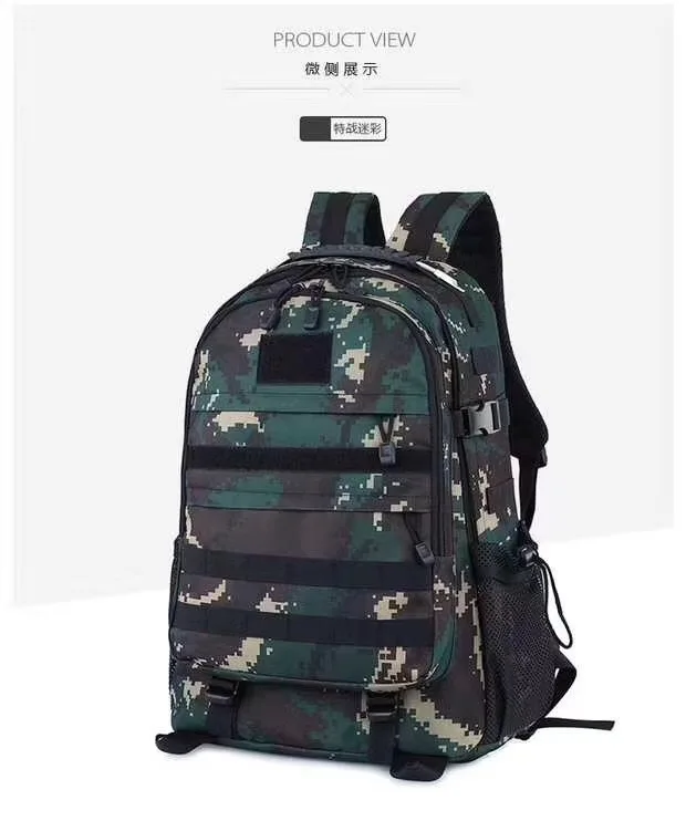 New Style 511 Camouflage Backpack Multi-color Camouflage Outdoor Army Fans Mountain Climbing Hiking Backpack Send Velcro Jedi Su
New Style 511 Camouflage Backpack Multi-color Camouflage Outdoor Army Fans Mountain Climbing Hiking Backpack Send Velcro Jedi Su