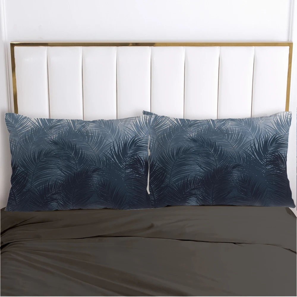 

2PCS 3D Pillow Cover 60x70 50x70 Nordic Black Decoration Throw Pillow Cases Bedding PillowCase Customize any size design
