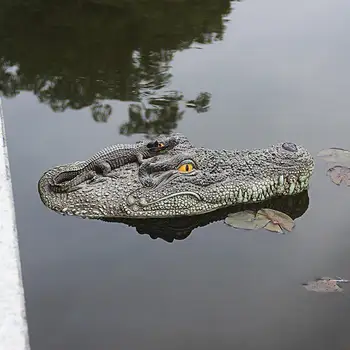 Alligator Head Decoy Pond Float With Protective Coating Realistic Floating Head Alligator For Pool Pond Decoration
Alligator Head Decoy Pond Float With Protective Coating Realistic Floating Head Alligator For Pool Pond Decoration
