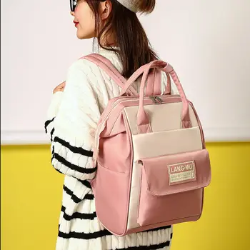 Waterproof Nylon Women Backpack School Bags for Teenage Girls Pink Big Capacity Bookbags Preppy Style Bag School Female New
Waterproof Nylon Women Backpack School Bags for Teenage Girls Pink Big Capacity Bookbags Preppy Style Bag School Female New