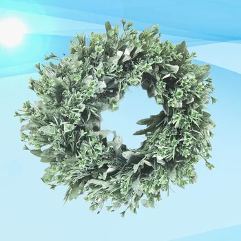 1Pc Greenery Wreath Greenery Garland Door Decor Background Decor Hanging Wall Decoration (Green)
1Pc Greenery Wreath Greenery Garland Door Decor Background Decor Hanging Wall Decoration (Green)