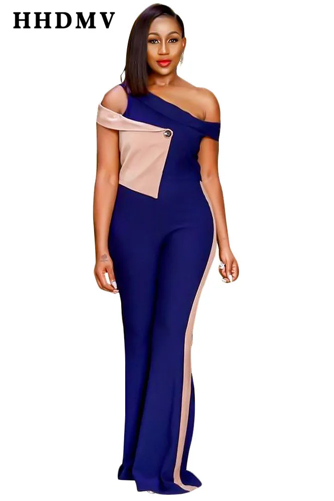 HHDMV summer 2019 new women fashion casual elegant sleeve one shoulder stitching color loose jumpsuits long pants GS13541
HHDMV summer 2019 new women fashion casual elegant sleeve one shoulder stitching color loose jumpsuits long pants GS13541