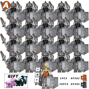 21PCS Dwarven Medieval Knight army Helmet Dwarven army building Blocks Toy wartime armor weapon building blocks
21PCS Dwarven Medieval Knight army Helmet Dwarven army building Blocks Toy wartime armor weapon building blocks