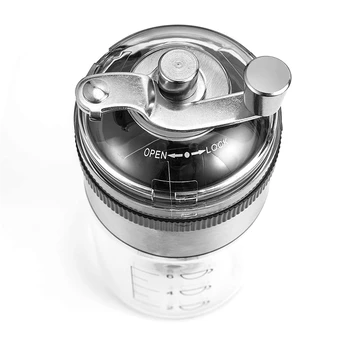 Manual Coffee Grinder with Adjustable Setting,Portable Hand Coffee Grinder Mill with Ceramic Burr for Home Use, Camping
Manual Coffee Grinder with Adjustable Setting,Portable Hand Coffee Grinder Mill with Ceramic Burr for Home Use, Camping