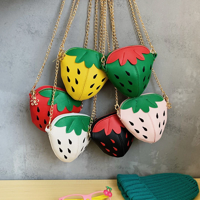 Girls Bags 2020 New Fashion Cartoon Cute Strawberry Girl Package Sweet Kids Lovely Chain Bag Accessories
Girls Bags 2020 New Fashion Cartoon Cute Strawberry Girl Package Sweet Kids Lovely Chain Bag Accessories