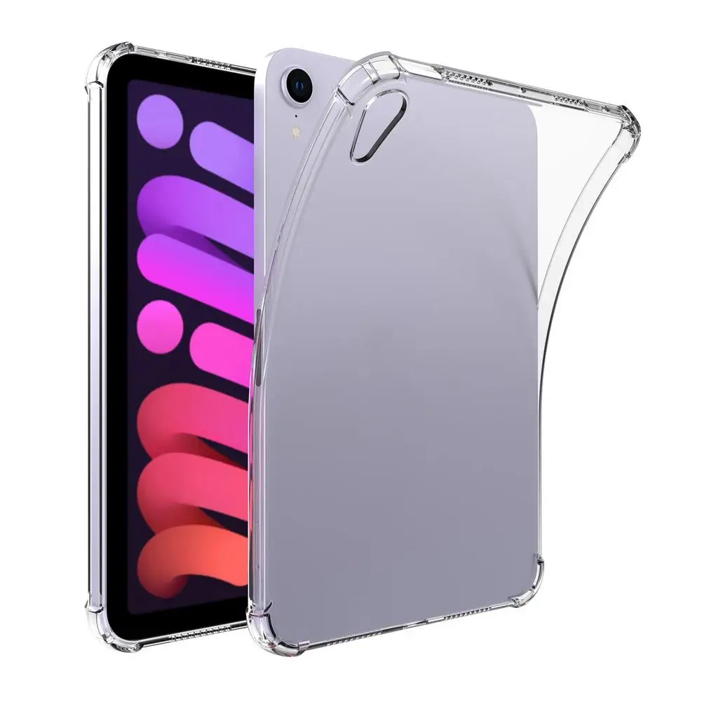Противоударный прозрачный защитный чехол из ТПУ для IPad Mini 6, гибкий бампер, прозрачная задняя крышка, усиленная защита на 4 угла
Противоударный прозрачный защитный чехол из ТПУ для IPad Mini 6, гибкий бампер, прозрачная задняя крышка, усиленная защита на 4 угла