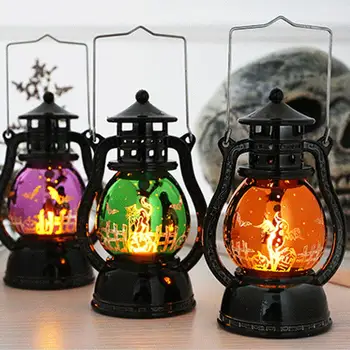 Witch Castle Led Light Lamp Halloween Led Lantern Vintage Party Hanging Decor Portable small oil pumpkin light LED night light
Witch Castle Led Light Lamp Halloween Led Lantern Vintage Party Hanging Decor Portable small oil pumpkin light LED night light