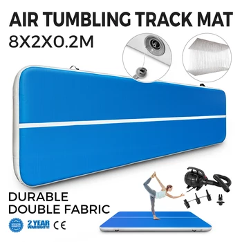 8*2m Inflatable Gymnastics Tumbling Air Track Equipment Mats For Cheerleading, Gymastics Training Beach on Water( 8 inch thick)
8*2m Inflatable Gymnastics Tumbling Air Track Equipment Mats For Cheerleading, Gymastics Training Beach on Water( 8 inch thick)