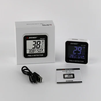2019 Digital Air Quality Monitor Laser PM2.5 Detector tester Gas monitor/Gas analyzer/Temperature humidity meter Diagnostic tool
2019 Digital Air Quality Monitor Laser PM2.5 Detector tester Gas monitor/Gas analyzer/Temperature humidity meter Diagnostic tool