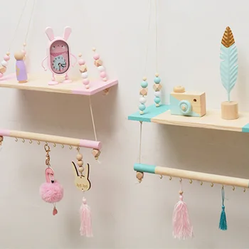 Candinavian Suspended Baby Room Shelf Kids Camera Design Pearls Clothes Hanging Rack Wooden Swing LAD-sale 
Candinavian Suspended Baby Room Shelf Kids Camera Design Pearls Clothes Hanging Rack Wooden Swing LAD-sale