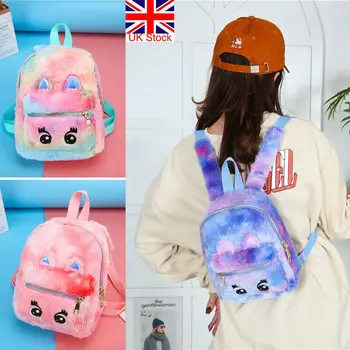 Women Girls Faux Fur Plush Backpack Girls 3D Cartoon Ears Zipper Shoulder School Bags Rucksack Travel Backpacks
Women Girls Faux Fur Plush Backpack Girls 3D Cartoon Ears Zipper Shoulder School Bags Rucksack Travel Backpacks