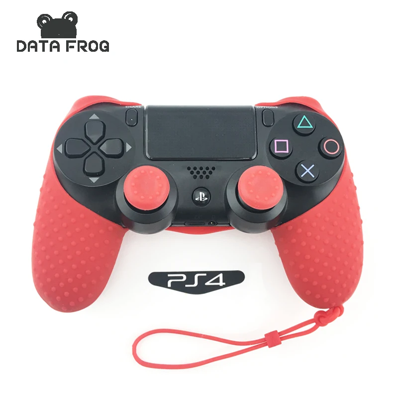 Data Frog Solid Color Silicone Gel Rubber Cases Skin For PS4 Pro Slim Controller Proctective Grip Cover For Sony Playstation 4
Data Frog Solid Color Silicone Gel Rubber Cases Skin For PS4 Pro Slim Controller Proctective Grip Cover For Sony Playstation 4