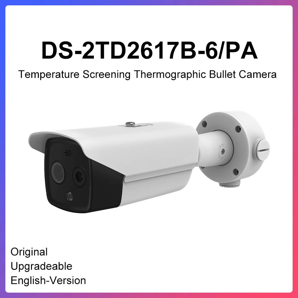Hik International Version DS-2TD2617B-6/PA Temperature Screening Thermographic Bullet Camera 6.2 mm IP66
Hik International Version DS-2TD2617B-6/PA Temperature Screening Thermographic Bullet Camera 6.2 mm IP66