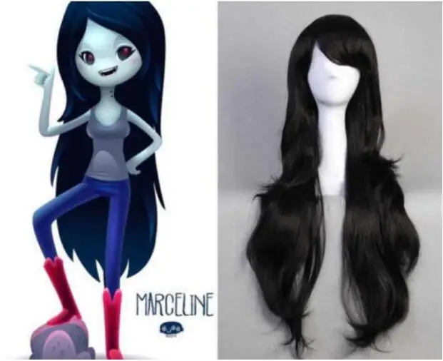 Free Shipping Wig Adventure time Marceline the Vampire Queen long Black wavy curly Cosplay Wig
Free Shipping Wig Adventure time Marceline the Vampire Queen long Black wavy curly Cosplay Wig