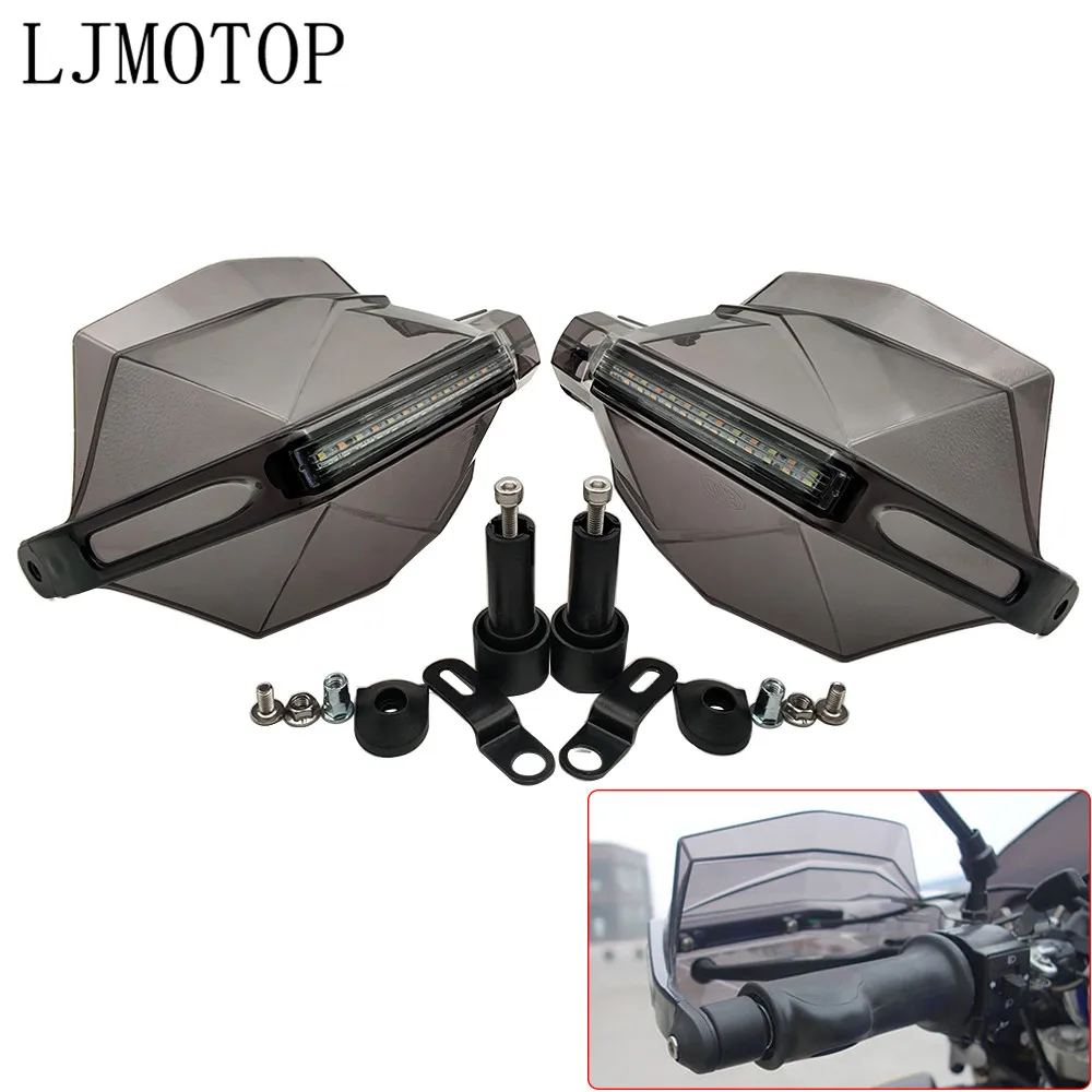 Motorcycle Hand Guard Handle Protector HandGuard with LED Signal Light For Honda MSX 125 CB650R CB125R XADV X ADV 750 X11 ST1300
Motorcycle Hand Guard Handle Protector HandGuard with LED Signal Light For Honda MSX 125 CB650R CB125R XADV X ADV 750 X11 ST1300