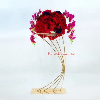 83cm height Gold Metal Flower Stand for Wedding table party decoration
83cm height Gold Metal Flower Stand for Wedding table party decoration