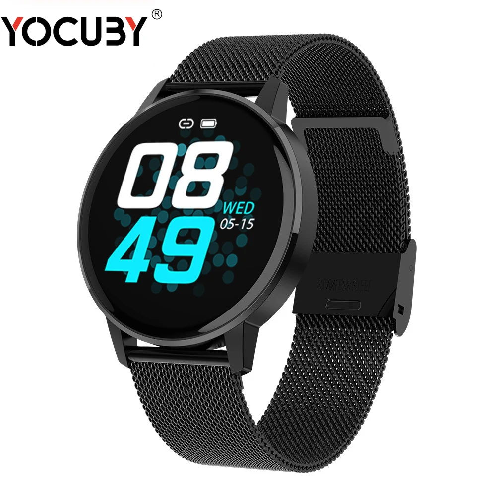 YOCUBY Smart Watch 1.22 Inch Full Screen IP68 Waterproof Heart Rate Blood Pressure Pedometer for Men Women Smart Accessories T4
YOCUBY Smart Watch 1.22 Inch Full Screen IP68 Waterproof Heart Rate Blood Pressure Pedometer for Men Women Smart Accessories T4