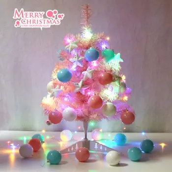 Handmade Pink Flocking Christmas Tree with Balls Stars Color LED String Light For Household Desk Birthday Gift New Year Xmas
Handmade Pink Flocking Christmas Tree with Balls Stars Color LED String Light For Household Desk Birthday Gift New Year Xmas