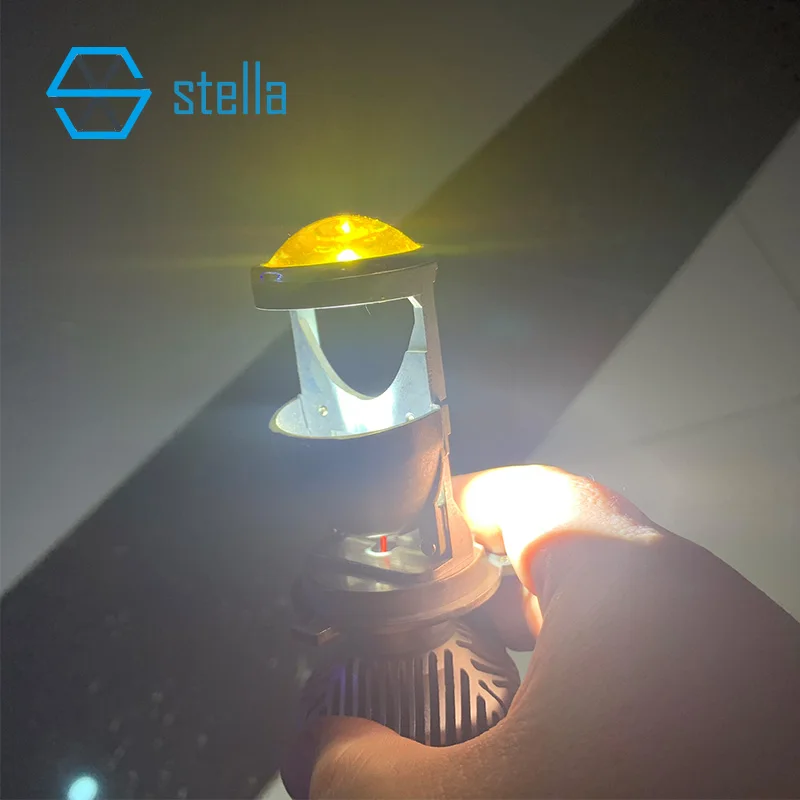 3 pairs PVC 3000K 4300k 8000k golden/warm white/blue transparent lens sticker for H4/H7 mini lens projector bulb 22mm/32mm