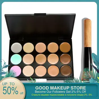 15 Colour Concealer with a Makeup Brush Makeup plate set for skin problems blemishes wrinkles scars and black circles
15 Colour Concealer with a Makeup Brush Makeup plate set for skin problems blemishes wrinkles scars and black circles