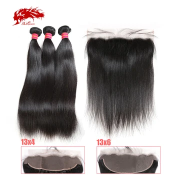 Ali Queen 3Pcs Hair Bundles With 13x4 13x6 Lace Frontal Brazilian Unprocessed Raw One-Donor Virgin Straight Double Drawn Human
Ali Queen 3Pcs Hair Bundles With 13x4 13x6 Lace Frontal Brazilian Unprocessed Raw One-Donor Virgin Straight Double Drawn Human