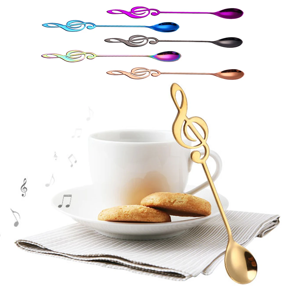 1Pcs 304 Stainless Steel Musical Notes Coffee Spoon Stirring Coffee Music Stick Ice Cream Gift Spoon Kitchen Tool Accessories
1Pcs 304 Stainless Steel Musical Notes Coffee Spoon Stirring Coffee Music Stick Ice Cream Gift Spoon Kitchen Tool Accessories