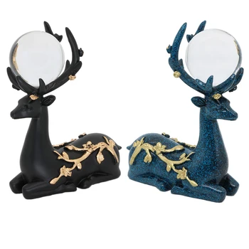 Resin Deer Figurine Display Stand for Crystal Glass Ball Photography Lensball Base Magic Sphere Holder Christmas Ornament Statue
Resin Deer Figurine Display Stand for Crystal Glass Ball Photography Lensball Base Magic Sphere Holder Christmas Ornament Statue