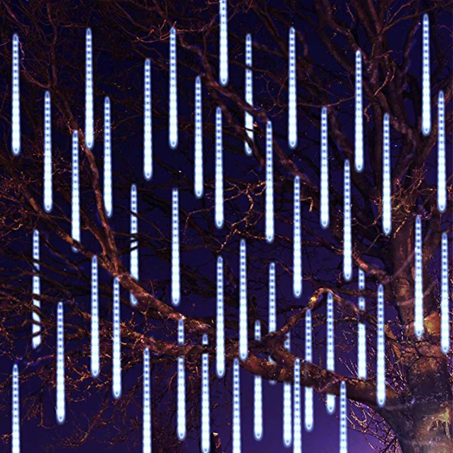 30CM 50CM Meteor Shower Rain LED Fairy String Light 8 Drop Raindrop Snow Falling Light Waterproof Cascading Tree Light EU 220V
30CM 50CM Meteor Shower Rain LED Fairy String Light 8 Drop Raindrop Snow Falling Light Waterproof Cascading Tree Light EU 220V