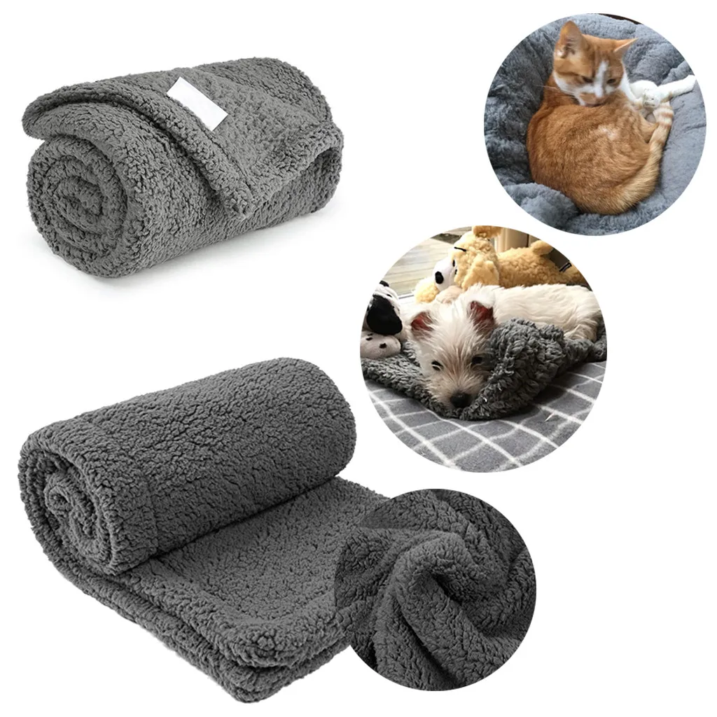 Pet Blanket Bed Mat Warm Sleeping Mattress Small Medium Dogs Cats Coral Fleece Comfortable Puppy Cushion Portable Mat #R5
Pet Blanket Bed Mat Warm Sleeping Mattress Small Medium Dogs Cats Coral Fleece Comfortable Puppy Cushion Portable Mat #R5