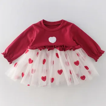 Baby Girl Clothes Princess Love Mesh Long sleeve Party Dress Rompers Newborn Toddler Girl Jumpsuit Spring Clothing Outfits
Baby Girl Clothes Princess Love Mesh Long sleeve Party Dress Rompers Newborn Toddler Girl Jumpsuit Spring Clothing Outfits
