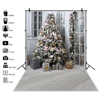 Laeacco Rural House Merry Christmas Tree Ball Gift Wooden Floor Party Baby Interior Photo Background Photography Backdrop
Laeacco Rural House Merry Christmas Tree Ball Gift Wooden Floor Party Baby Interior Photo Background Photography Backdrop