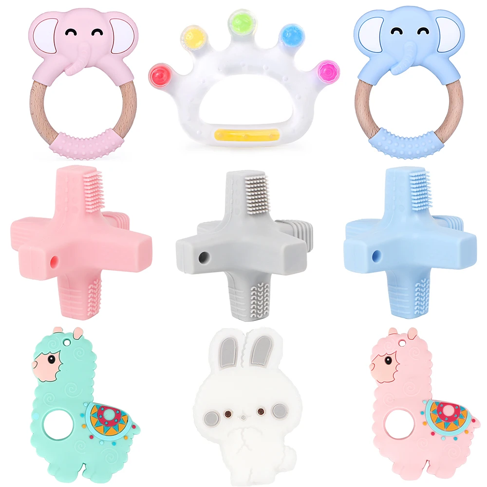 New!Food Grade Silicone Teethers 1PC Baby Training Toothbrush BPA Free Pacifier Cartoon Teething Nursing Tiny Rod DIY Necklace
New!Food Grade Silicone Teethers 1PC Baby Training Toothbrush BPA Free Pacifier Cartoon Teething Nursing Tiny Rod DIY Necklace