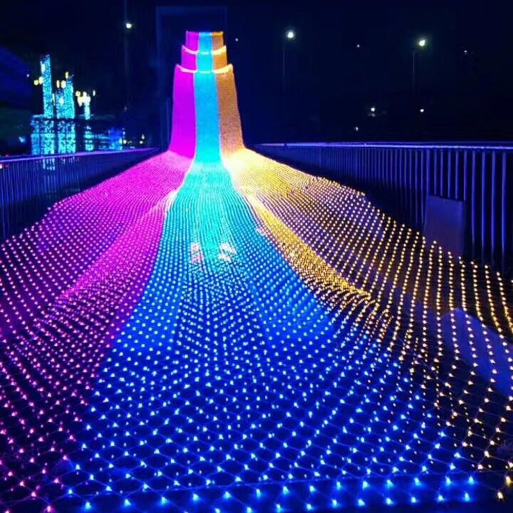 1.5X1.5M 96LED 3X2M 200LED Outdoor Waterproof LED Net Mesh String Fairy Curtain Light Chirstmas Wedding Party Holiday Decor
1.5X1.5M 96LED 3X2M 200LED Outdoor Waterproof LED Net Mesh String Fairy Curtain Light Chirstmas Wedding Party Holiday Decor