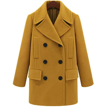 4XL Overcoats For Women Yellow Plus Size Midi Fashion Notched Lapel Office Lady 2020 Fall Winter Button Plain Jacket Overcoats
4XL Overcoats For Women Yellow Plus Size Midi Fashion Notched Lapel Office Lady 2020 Fall Winter Button Plain Jacket Overcoats