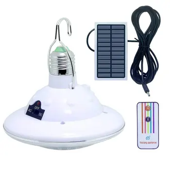 

Solar 22Led Round Remote Control Lamp Camping Light Split Floodlight Remote Control Charging Emergency Light