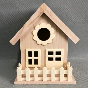 Creative Wooden Bird House Breeding Cage Box Feeding Nest Garden Backyard Pendant Simulation Fence Birdhouse Decoration
Creative Wooden Bird House Breeding Cage Box Feeding Nest Garden Backyard Pendant Simulation Fence Birdhouse Decoration