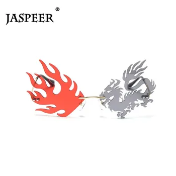 JASPEER Retro Bicolor Steampunk Sunglasses Men Women Rimless Sun Glasses Vintage UV400 Driving Sunglass Creative Design
JASPEER Retro Bicolor Steampunk Sunglasses Men Women Rimless Sun Glasses Vintage UV400 Driving Sunglass Creative Design