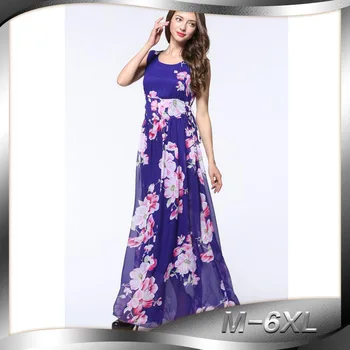 2019 Summer Beach Style Print Dress High Quality Large Size Chiffon Dress Round Neck Sleeveless Dress for Woman
2019 Summer Beach Style Print Dress High Quality Large Size Chiffon Dress Round Neck Sleeveless Dress for Woman