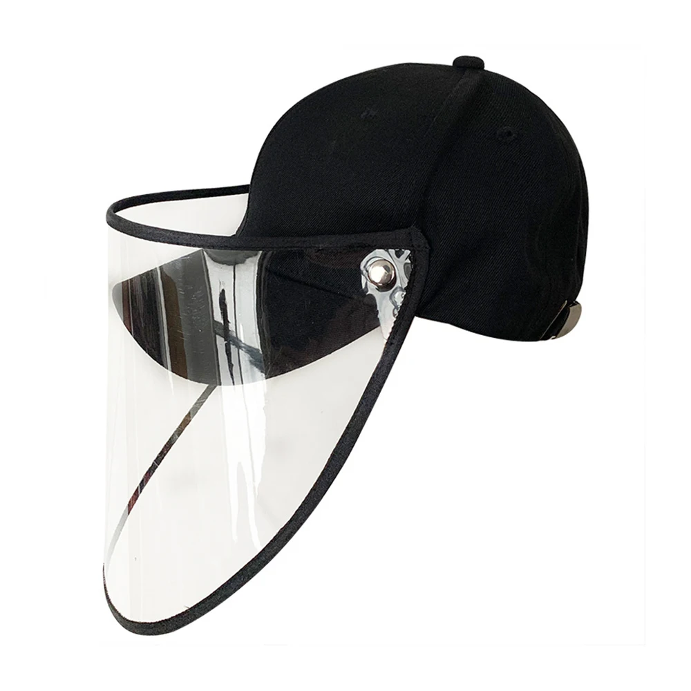 Spring Coronary Virus Protective Cap Eye Protection Mask Baseball Cap Women Men Removable Anti-saliva Face Cover Caps In Stock
Spring Coronary Virus Protective Cap Eye Protection Mask Baseball Cap Women Men Removable Anti-saliva Face Cover Caps In Stock
