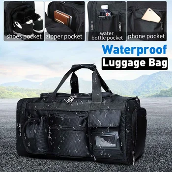 Large Capacity Weekend Luggage Bag Travel Duffle Bags Training Gym Bag Canvas Multifunction Handbag Female Outdoor Sporting Tote
Large Capacity Weekend Luggage Bag Travel Duffle Bags Training Gym Bag Canvas Multifunction Handbag Female Outdoor Sporting Tote