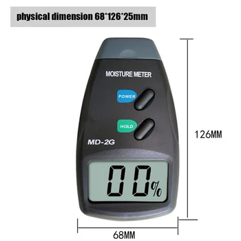 Timber Sensor Moisture Meter Meter Moisture Tester Humidity Moisture MD-2G
Timber Sensor Moisture Meter Meter Moisture Tester Humidity Moisture MD-2G