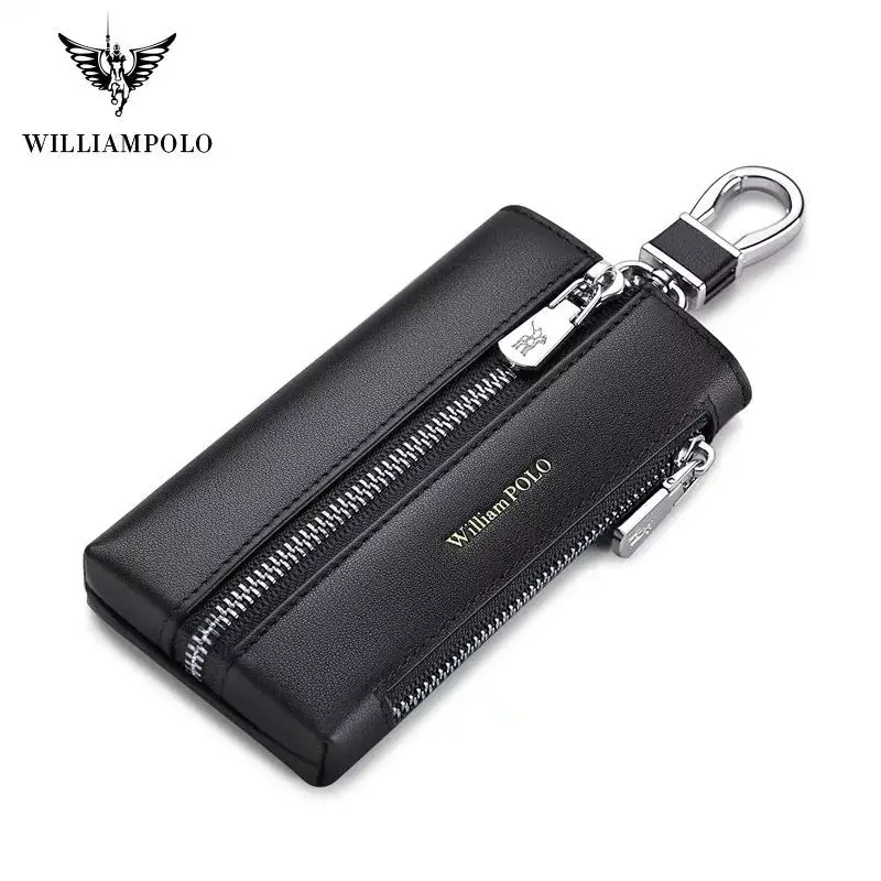 Cowhide Leather Key case leather men's multifunctional key chain coin purse large capacity universal car key storage
Cowhide Leather Key case leather men's multifunctional key chain coin purse large capacity universal car key storage