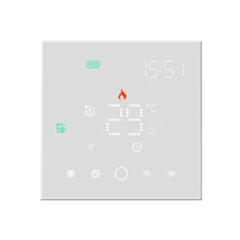 BHT-003-GALW 95-240V Wifi Smart Warm Floor Temperature Controller Voice Control Electric Heating Wall Thermostat
BHT-003-GALW 95-240V Wifi Smart Warm Floor Temperature Controller Voice Control Electric Heating Wall Thermostat