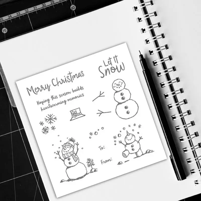 Winter Silicone Clear Seal Stamp DIY Scrapbooking Embossing Photo Album Decor GXMA 
Winter Silicone Clear Seal Stamp DIY Scrapbooking Embossing Photo Album Decor GXMA