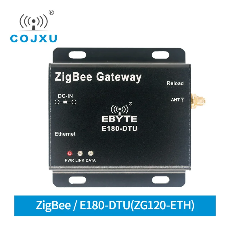 ZigBee3.0 Ethernet Modem Zigbee Gate way WEB Network SOCKET working COJXU E180-DTU(ZG120-ETH) DC Power Transceiver and Receiver
ZigBee3.0 Ethernet Modem Zigbee Gate way WEB Network SOCKET working COJXU E180-DTU(ZG120-ETH) DC Power Transceiver and Receiver