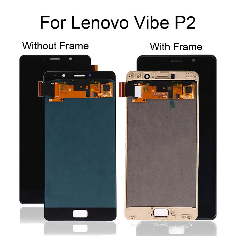 ЖК дисплей для lenovo Vibe P2 сенсорный экран дигитайзер + рамка P2a42 P2c72 ремонта телефона