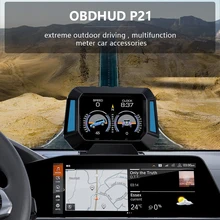 P21 4x4 Inclinometer GPS HUD Head Up Display Digital Speedometer Electronics Auto Windshield Projector Speed Alarm Car Accessory
P21 4x4 Inclinometer GPS HUD Head Up Display Digital Speedometer Electronics Auto Windshield Projector Speed Alarm Car Accessory
