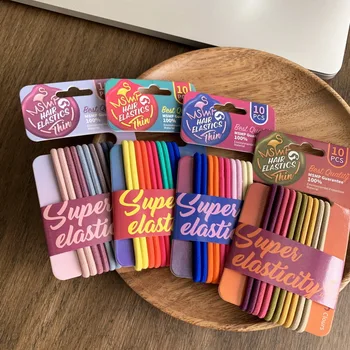 10 Pcs Strong Elastic Hair Band Solid Color Hair Rope For Women Ponytail Holder Hair Rubber Hair Accessories For Women Scrunchie
10 Pcs Strong Elastic Hair Band Solid Color Hair Rope For Women Ponytail Holder Hair Rubber Hair Accessories For Women Scrunchie