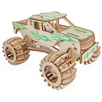 Truck DIY 3D Wooden Puzzle Woodcraft Assembly Kit Cutting Wood Toys For Christmas Gift 3203 
Truck DIY 3D Wooden Puzzle Woodcraft Assembly Kit Cutting Wood Toys For Christmas Gift 3203